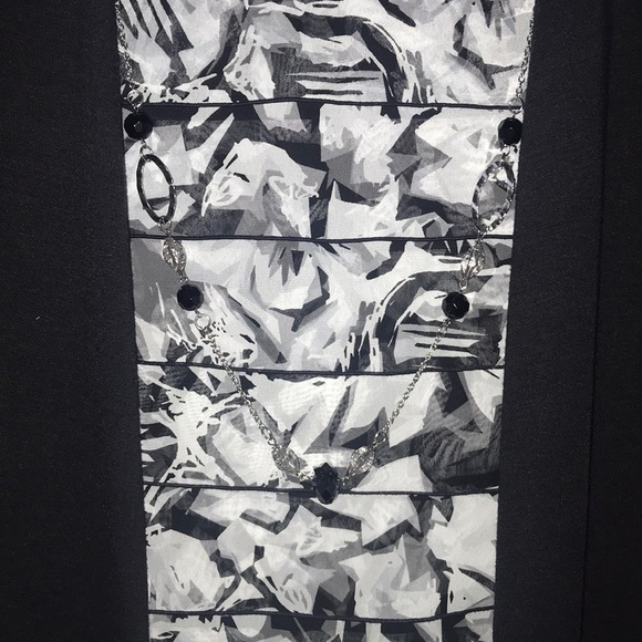 Alfred Dunner Cardigan B/I Tank & Necklace - Picture 2 of 4